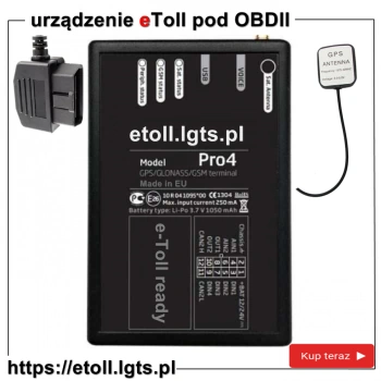 OBU eToll e-toll urządzenie do instalacji w gnieździe diagnostycznym OBDII
